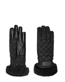 UGG 100144 Black Women's Quilted Performance Gloves myselflingerie.com