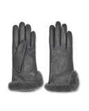 UGG 21626 Metal Leather Sheepskin Vent Gloves myselflingerie.com