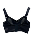 Abergele D002 Black Bandeau Seamless Minimizer Underwire Bra myselflingerie.com