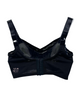 Abergele D002 Black Bandeau Seamless Minimizer Underwire Bra myselflingerie.com