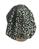 Ahead P2261-24 Olive Green Leopard Velour Pre-Tied Bandanna myselflingerie.com