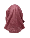 Lizi Headwear OBSZPI Solid Dusty Rose Zebra Print Open Back Pre-Tied Bandanna with Velvet Grip myselflingerie.com