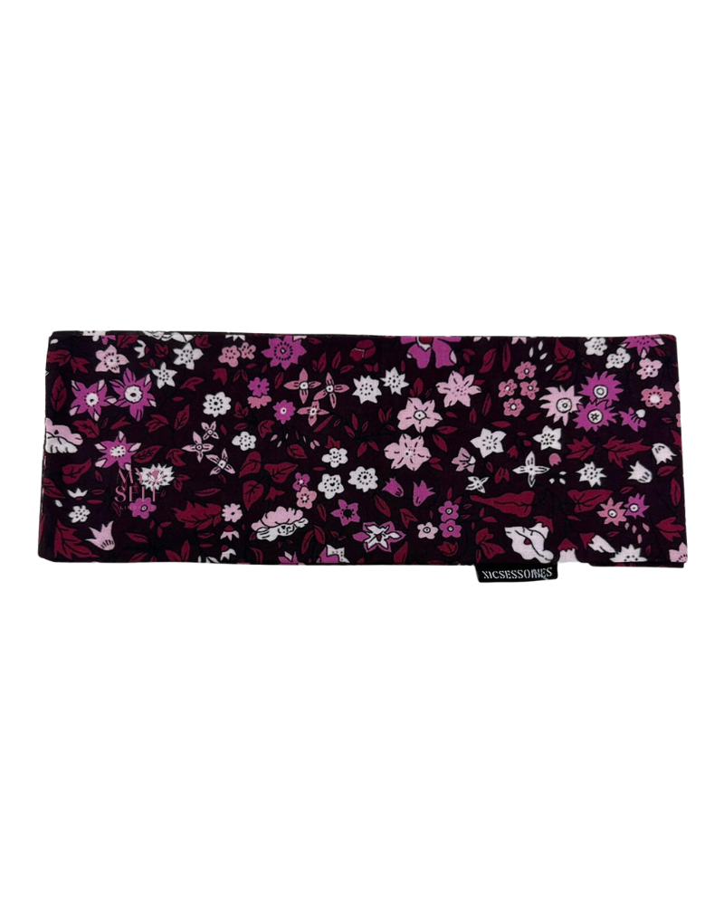 Nicsessories Merlot Liberty Print Headwrap myselflingerie.com