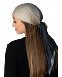 Tie Ur Knot Midnight Ombre' Adjustable Pre-Tied Bandanna with Full Non Slip Grip myselflingerie.com