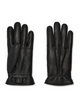 UGG 100064 Black 3 Point Leather Men's Gloves Myselflingerie.com