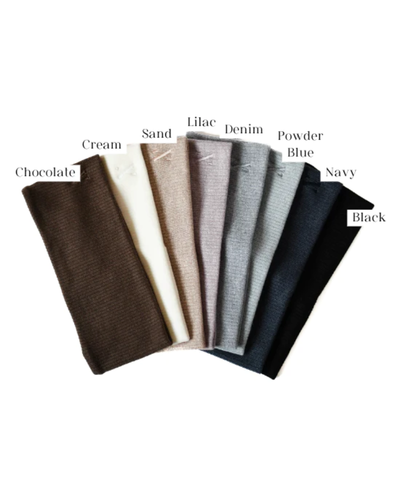 CRSKWH Cashmere Ribbed Headband FW24 / Standard Width