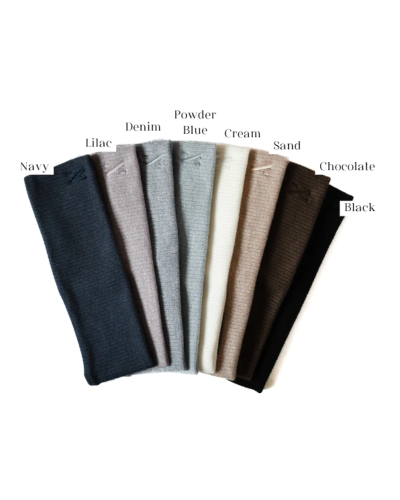 CRSWH Cashmere Ribbed Headband FW24 / Skinny Width