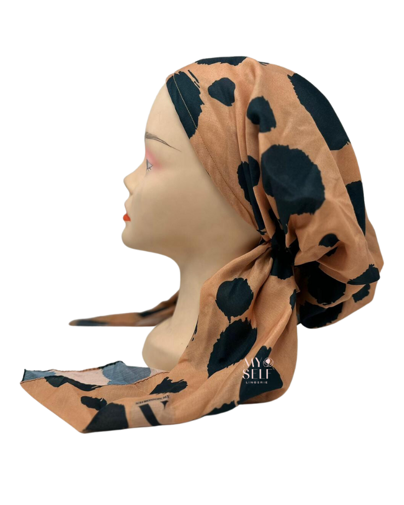 Nicsessories Dotty Jaguar Pre-Tied Bandanna with Full Grip myselflingerie.com