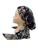 Nicsessories Romantic Garden Pre-Tied Bandanna with Full Grip