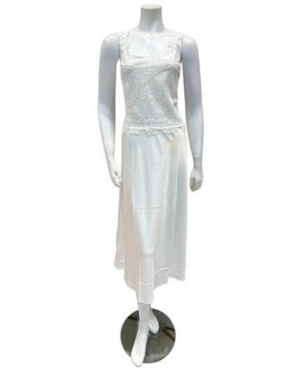 788+789 Ivory Beloved Chiffon Gown & Robe Set