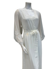 788+789 Ivory Beloved Chiffon Gown & Robe Set