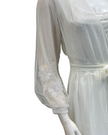 788+789 Ivory Beloved Chiffon Gown & Robe Set