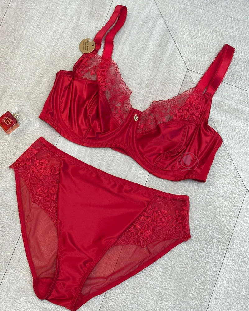 Wacoal 841377 Barbados Cherry Side Note Hi Cut Brief myselflingerie.com