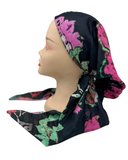 Nicsessories Floral Paisley Pre-Tied Bandanna with Full Grip myselflingerie.com