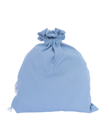 Tie Ur Knot Denim Dri Fit Ribbed Adjustable Pre-Tied Swim Bandanna with Dust Bag myselflingerie.com