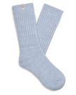 1014832 Bluebell Rib Knit Slouchy Crew Socks