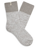 1153340 Seal Rib Knit Slouchy Quarter Socks