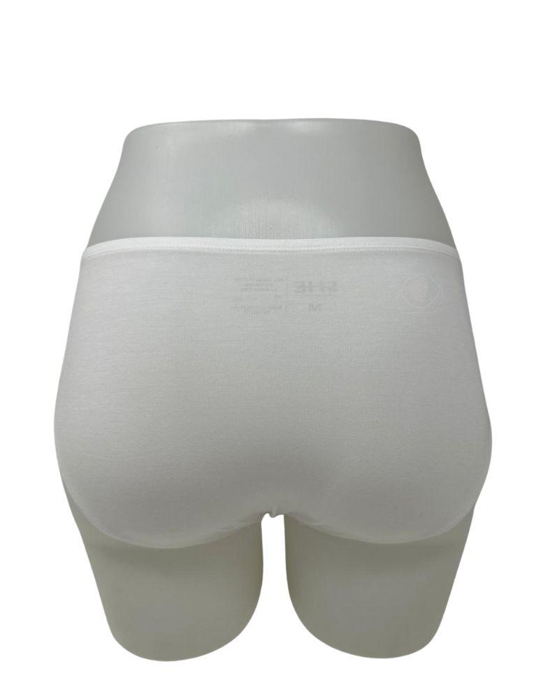 SHE S303 White Modal Bikinis with Elastic Waist 3 Pack myselflingerie.com