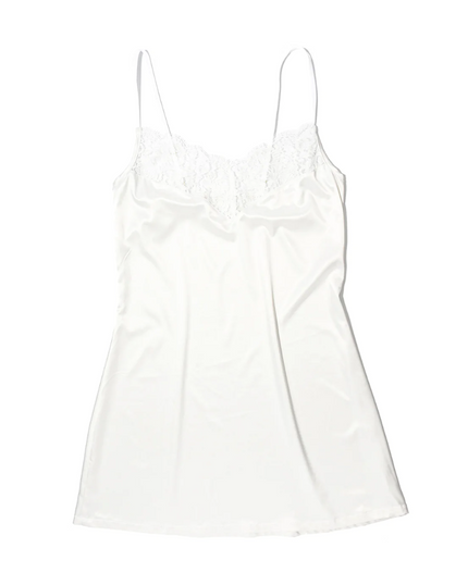 Hanky Panky 4R5701 + 4RR111 Light Ivory Happily Ever After Chemise & Wrap Set myselflingerie.com
