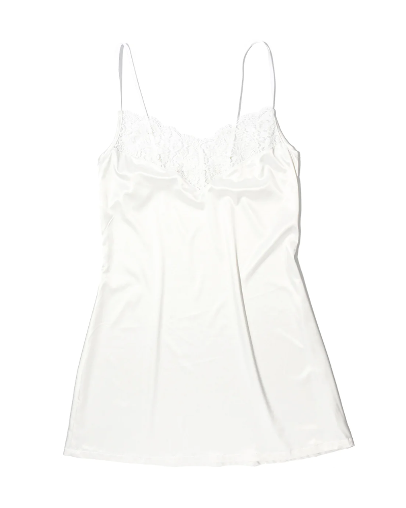 Hanky Panky 4R5701 + 4RR111 Light Ivory Happily Ever After Chemise & Wrap Set myselflingerie.com