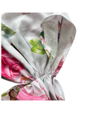 Valeri Floral Garden Pre-Tied Bandanna with Full Grip myselflingerie.com