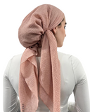 Valeri Ballet Pink Crinkle Pre-Tied Bandanna with Full Grip myselflingerie.com