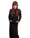 Miss Mini WP07 Wink Black Modal Teen Hoodie myselflingerie.com