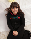 Miss Mini WP07 Wink Black Modal Teen Hoodie myselflingerie.com