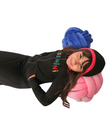 Miss Mini WP07 Wink Black Modal Teen Hoodie myselflingerie.com