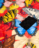 Nicsessories Vibrant Butterflies Print Square Scarf with Full Grip myselflingerie.com