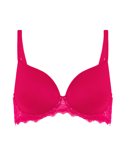 Simone Perele Rose Teaberry Caresse 3D Plunge Underwire Bra