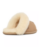 UGG 1106872 Scuffette II Sand Suede Slipper with Fur Trim myselflingerie.com