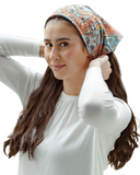 Bandanna Print Square Scarf with Full Grip