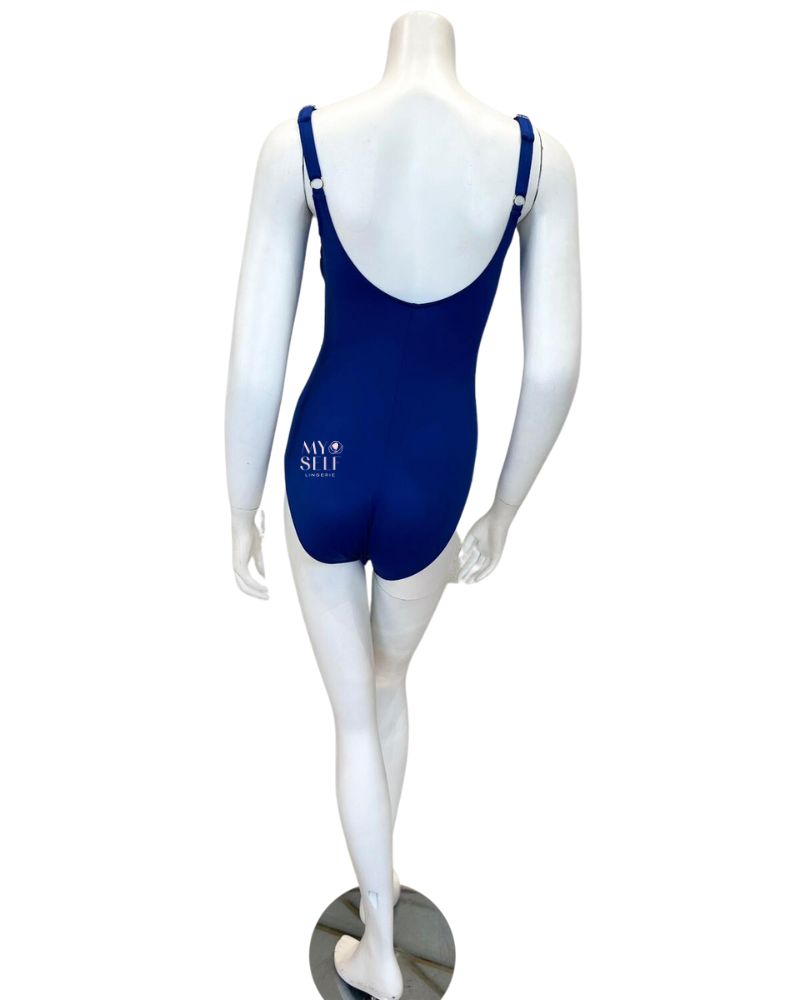 Gottex 23LI173U Denim Classic Square Neck Swimsuit myselflingerie.comm