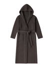 Barefoot Dreams Carbon CozyChic Ribbed Hooded Robe