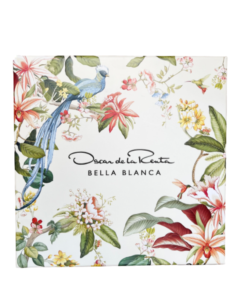 Oscar De La Renta Bella Blanca White Box Perfume & Lotion 3 Piece Gift Set