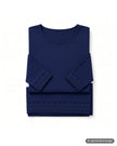 Folded Oh! Zuza Navy Swirl Design Lace Trimmed Modal Pajamas Set