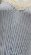 Rya Collection 114 Marian Blue Or Chiffon Accordion Pleated Chemise myselflingerie.com