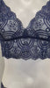 Oh! Zuza M4350 Navy Lace Sheer Bralette & Panty Set Myselflingerie.com