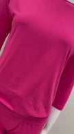 Oh! Zuza Raspberry Classic Modal Pajamas Set Myselflingerie.com