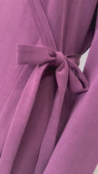 Verdiani 8210 Plum Scuba Morning Wrap Robe Myselflingerie.com