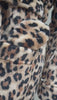 VelvetVibe AL301BR Brown Leopard Furry Morning Robe & Eye Mask Myselflingerie.com