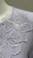 Verdiani 4301 Lavender Lace Applique Pull On Modal Nightgown Myselflingerie.com