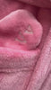 VelvetVibe AL300PK Pink Furry Morning Robe & Eye Mask Myselflingerie.com