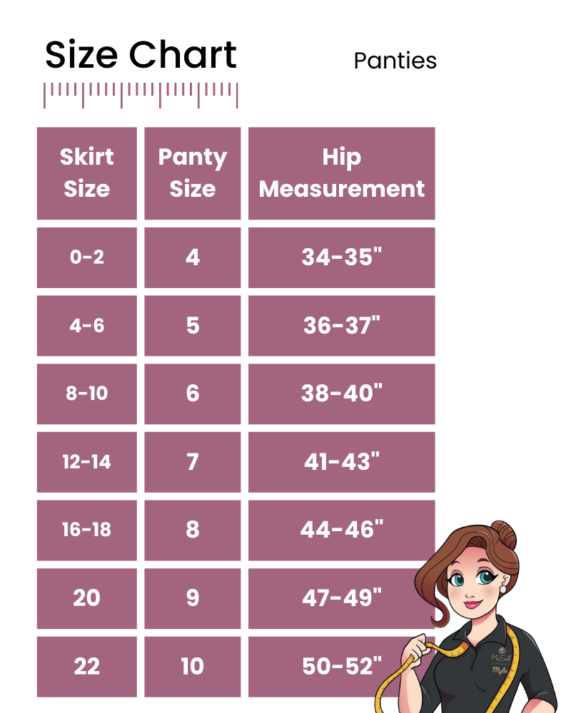 Panties Sale Size Guide