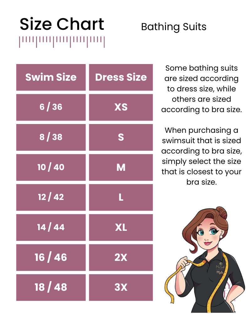 Bathing Suits Size Guide