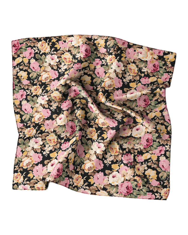 Scarf Bar Vintage Rose Bandana Scarf