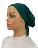 Ahead Green Comfy Terry Classic Fit Pre-Tied Bandanna