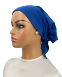 Ahead Blue Comfy Terry Classic Fit Pre-Tied Bandanna