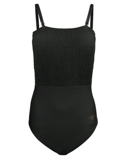 Manteau Aqua MA-1005 Black Sheared Bathing Suit myselflingerie.com